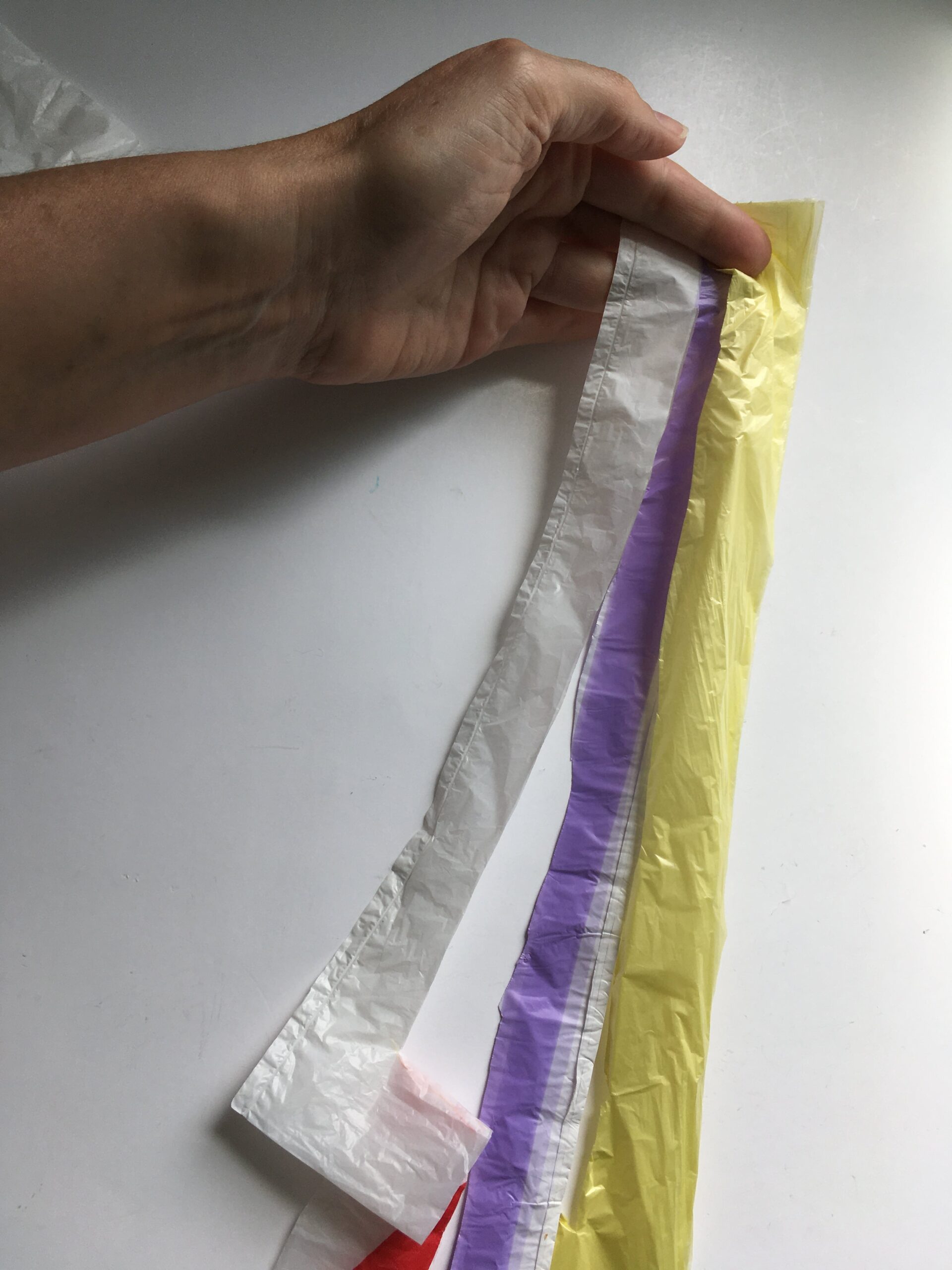 Recycled Plastic Bag Friendship Bracelets