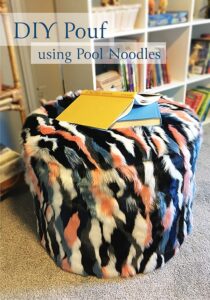 Pool Noodle Ottoman DIY