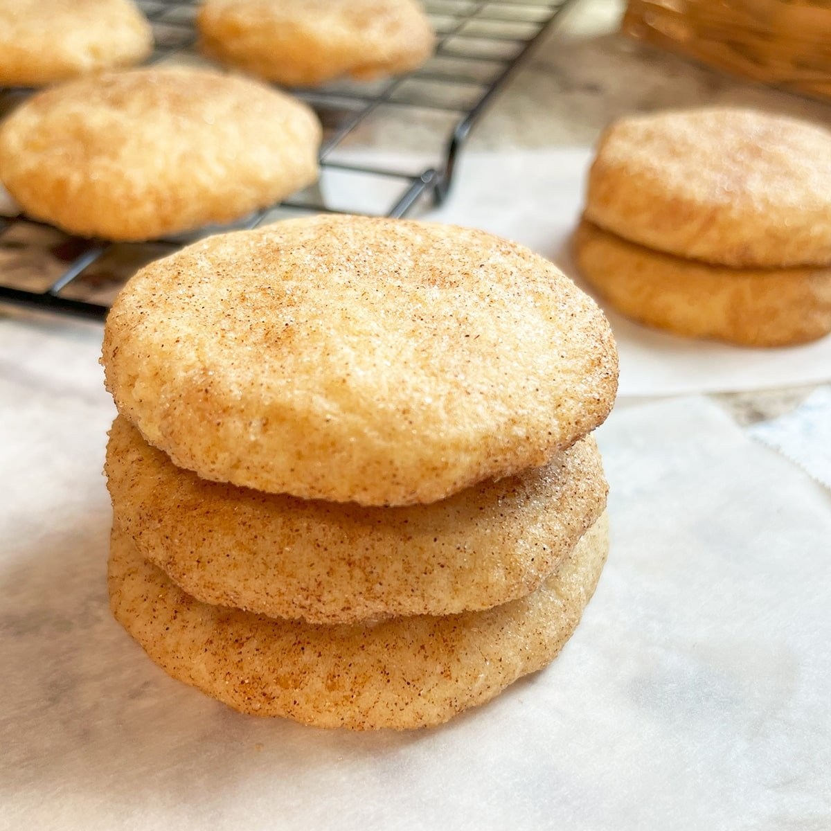 Homemade Snickerdoodle Cookies