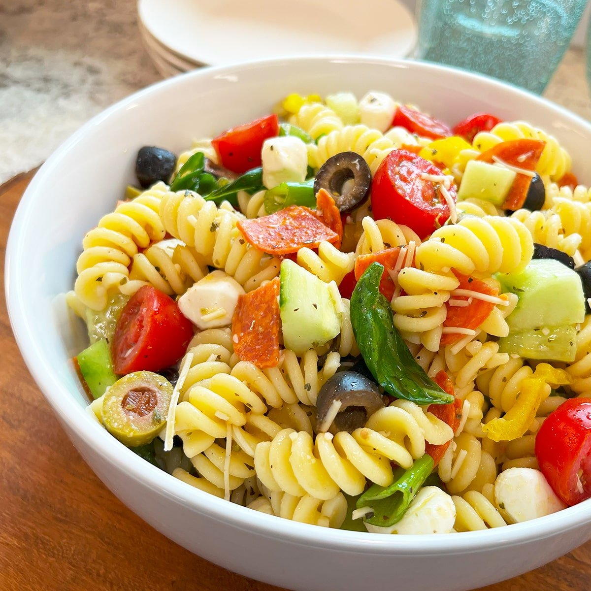Zesty Pepperoni Pasta Salad