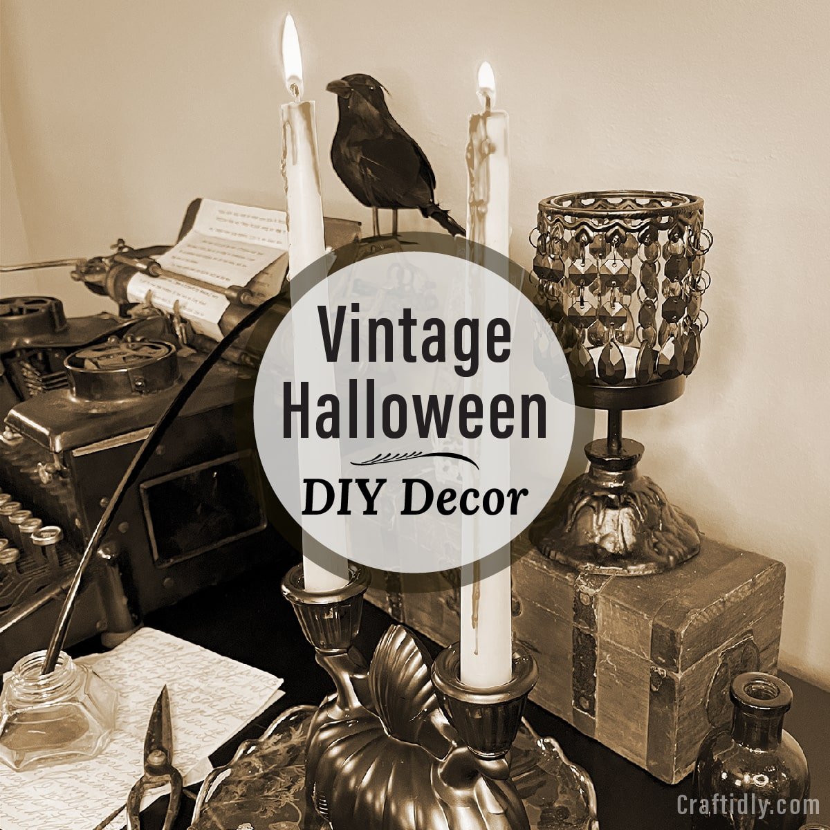 DIY Spray Painted Wine Bottles for Fall Decorating - Homey Oh My