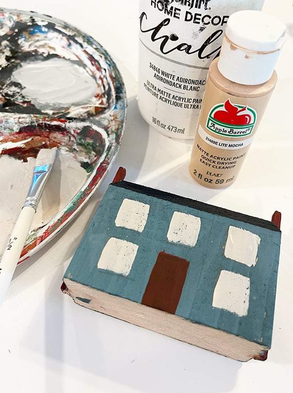 How to Make Tiny Wooden Houses Using Scrap Wood