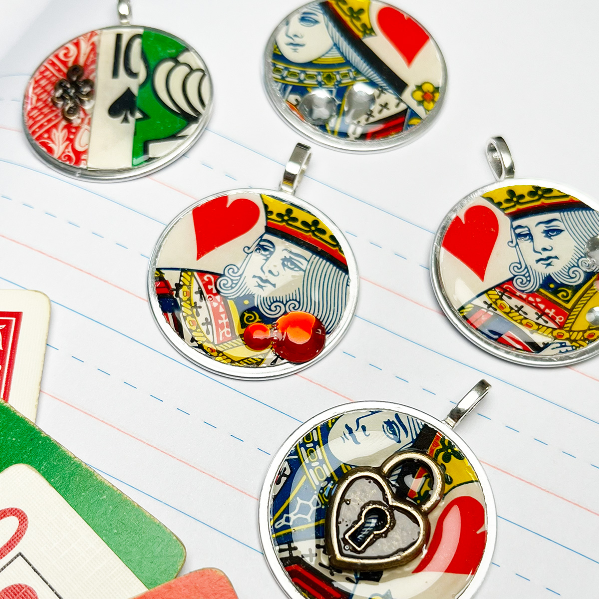 DIY Key Tag Charms - No Resin