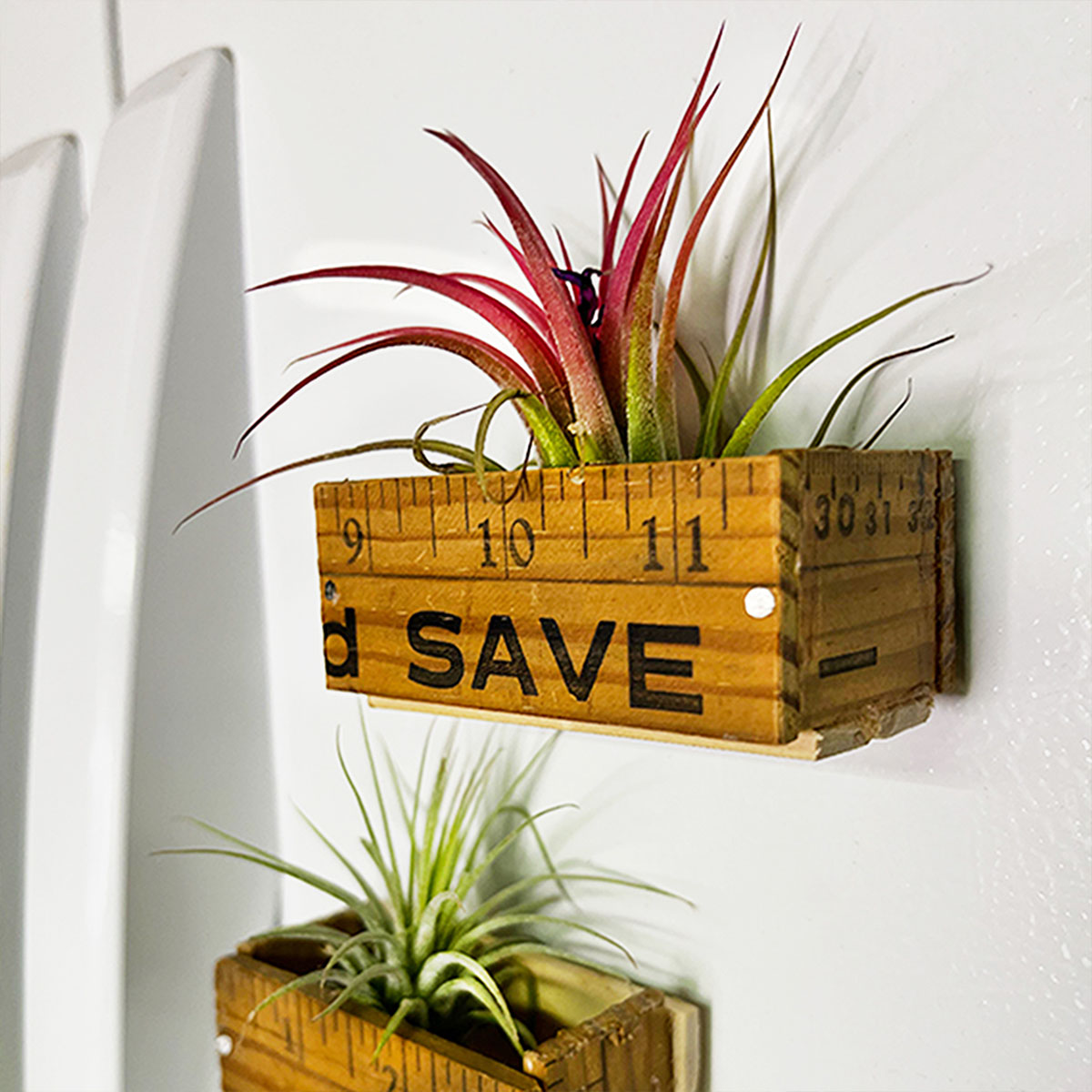 Vintage Yardstick Ruler Box Magnets < Craftidly